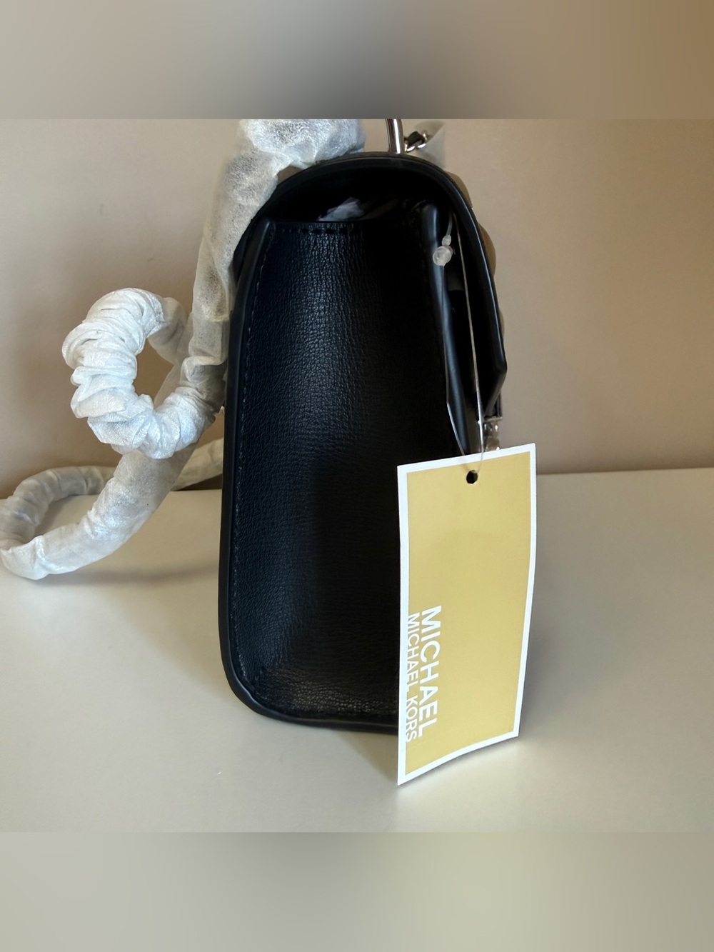 Michael Kors ROSE MD FLAP SHLDR NOT LEATHER - Picture 5 of 10